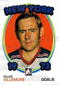 2009-10 ITG 1972 The Year In Hockey Blank Backs #31 Gilles Villemure