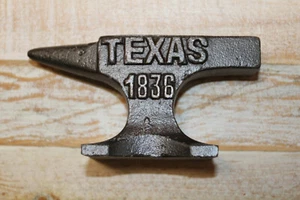 AMBOSS, FREISTEHEND, TEXAS 1836 DEKORATIVE AMBOSS BRIEFBESCHWERER, BLC-A - Bild 1 von 12
