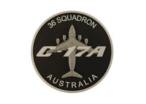 36 Squadron C-17 PVC Patch - New - Picture 1 of 2