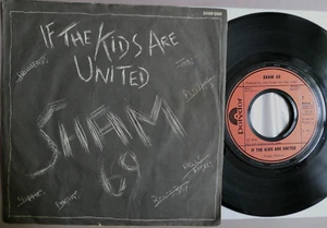 SHAM 69 - If The Kids Are United 7" Jukebox Center Polydor 2059 050 Rare German - Picture 1 of 6