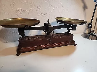 balance ancienne Avec Poids - Photo 1/4