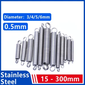 Muelles extensibles de extensión de tensión de expansión de acero inoxidable de 0,5 mm - Imagen 1 de 12