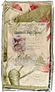 Hawaiian Flower Print Instant Pot Cover 6 qt. Quilted/Deep Pocket for Storage - Picture 1 of 3