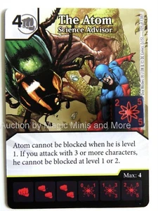 Justice League ~ ATOM (THE) Science Advisor #105 rare Dice Masters DC card - Picture 1 of 1