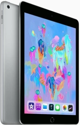 Apple iPad 6 9.7 6th Gen 32GB Wi-Fi Space Grey - Image 1 of 4
