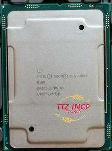 Intel Xeon Platinum 8168 LGA3647 CPU Processor SR37J 2.7GHz 24Core 48Thr 33MB - Picture 1 of 3