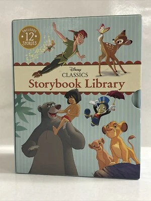 DISNEY CLASSICS Storybook Library 12 Book FIRST BOX SET EDITION 2017 New OpenBox Foto 1 de 4