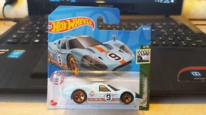 Ford GT40 MK.IV 2022 Hot Wheels - 67 tarjeta corta azul golfo 1/64 aprox*nuevo* - Imagen 1 de 4