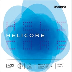 D'Addario Helicore Hybrid Series Double Bass E String 3/4 Size Light - Picture 1 of 2