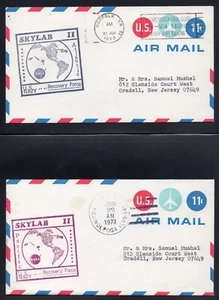 SKYLAB II U.S. Navy Recovery Force Atlantic and Pacific Covers - Picture 1 of 2