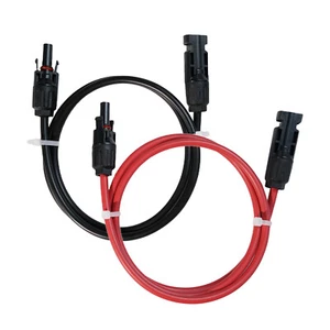 Solar Verlängerungskabel Solarkabel mit Stecker 6mm² 1-5m Kabel für Solarmodule - Bild 1 von 14