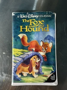 Walt Disney BLACK DIAMOND VHS THE FOX AND THE HOUND Classic Rare Home Video - Picture 1 of 5