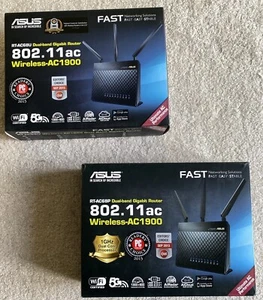 ASUS AC1900 RT-AC68 DUAL BAND WIFI GIGABIT ROUTER, capable of AIMESH System - Afbeelding 1 van 13