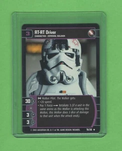Star Wars TCG - The Empire Strikes Back - 78/210 - AT-AT Driver - Picture 1 of 2