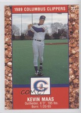 1989 Cracker Jack Columbus Clippers Police Kevin Maas #22