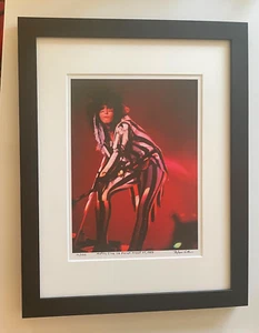 Motley Crue Nikki Sixx live fine art photo LA Forum 1985 signed number 15/100 - Picture 1 of 10