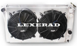 4Row Radiator Electric Fan For 1982-2002 CHEVROLET S10 S-10 Blazer V8 Conversion - Picture 1 of 13