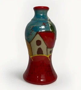 Vintage Anoru S.L. Keramik Keramik Knospe Vase 6,5" handbemalt Made in Spain Dekor - Bild 1 von 11