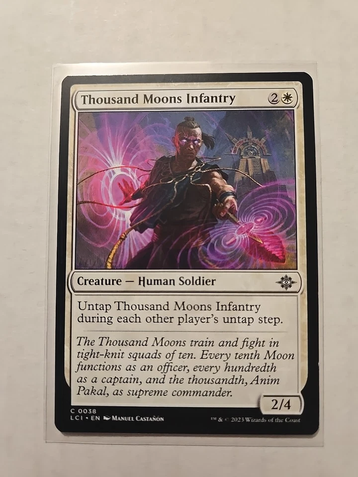 Thousand Moons Infantry - Lost Caverns of Ixalan - LP - Common - Creature - MTG  - Image 1 of 1