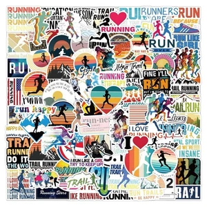 105 Pezzi Adesivi Impermeabili Running Mix - NUOVI! - Foto 1 di 5