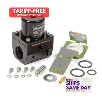 Edelbrock 174023, One Aluminum Fuel Pressure Regulator Efi Style Fits 35-90Psi B - Image 1 of 4