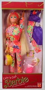 Cute N Cool Barbie Doll - 2954 Never Removed from Box 1991 by Mattel, Inc. - Picture 1 of 7