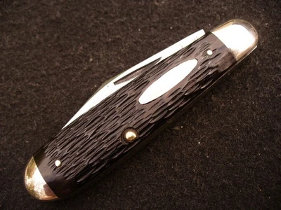 Vintage Robeson Suredge USA 626636 Black Jigged Jack Knife 1940-1964 Exc+++ - Image 1 of 4