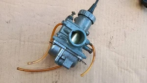 SUZUKI TF185 CARBURETOR with THROTTLE TUBE HOUSING and CABLE 1981 CARB CARBY - Picture 1 of 8
