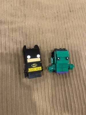 LEGO. BrickHeadz. Marvel. Hulk (41592). Usado y Batman Foto 1 de 4