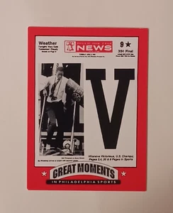 1990 Great Moments in Philadelphia Sports - Villanova gewinnt NCAA Championship Card - Bild 1 von 2
