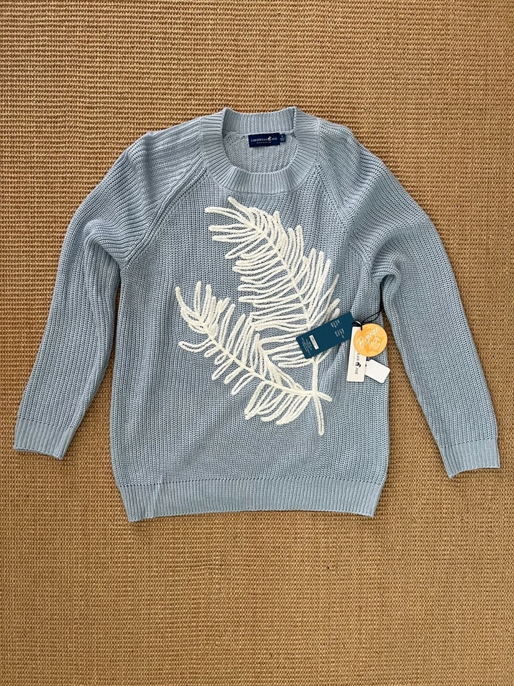 Suéter de manga larga azul Caribbean Joe talla S Foto 1 de 1