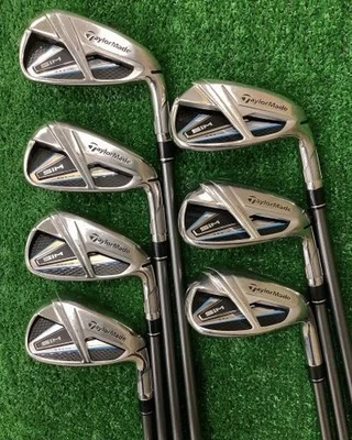 TaylorMade SIM MAX Iron Set 6-9,Pw,Aw,Sw 7pc Flex Stiff TENSEI BLUE TM60 - Image 1 of 4