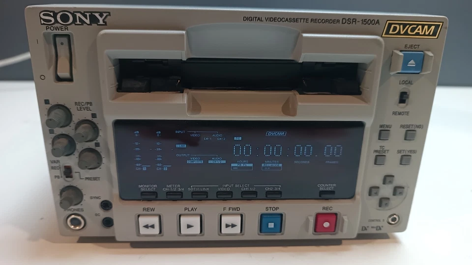 GETESTET - Sony DSR-1500A DVCAM Mini DV Digital Videocassette Recorder Player #2 - Bild 1 von 4