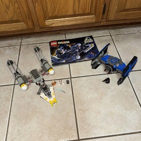 LEGO Star Wars Tie Fighter & Y-Wing Set 7150. 99% Complete W/ Instructions. Read