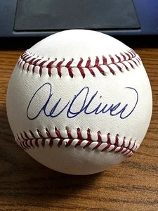 ¡BÉISBOL OML AUTOGRAFIADO FIRMADO POR OLIVER!  ¡Piratas, Rangers, Expos! - Imagen 1 de 2