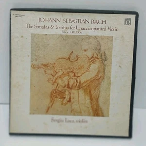 Bach Sonatas & Partitas for Unaccompanied Violin Sergiu Luca 3-LP HC-73030  - Picture 1 of 3