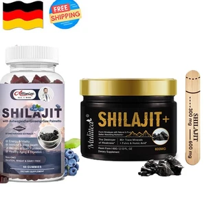 Himalaya Shilajit Resin 60g Fulvinsäure Huminsäure Mineralien 100% Rein/Gummies - Bild 1 von 13