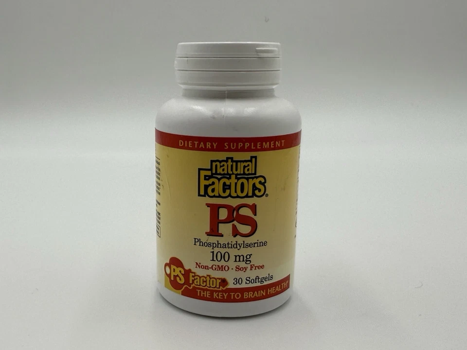 Natural Factors PS fosfatidilserina 100 mg 30 geles blandos la clave para la salud del cerebro Foto 1 de 4