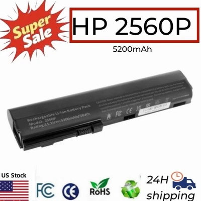 Batería Nueva Para HP Elitebook 2560p 2570p Serie SX09 SX06XL 463309-241 632423-001 Foto 1 de 4