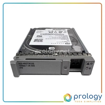 Cisco UCS-HD2T7K12G 2TB 7.2K RPM 3.5" LFF SAS 12Gbps HDD – Tested - Image 1 of 4