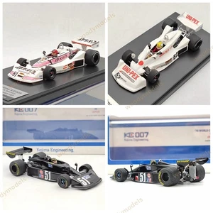 Kyosho 1:43 Kojima KE007 / KE009 1976 ~ 1977 #51 #52 Edición Limitada F1 Resina - Imagen 1 de 20