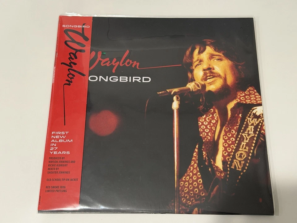 Waylon Jennings - Songbird Album - Red Smoke - Limited to 1,000 - Image 1 of 4