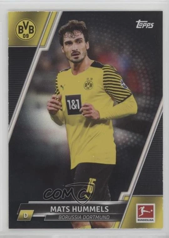 2021-22 Topps Bundesliga Black Foil /10 Mats Hummels #60 - Image 1 of 2