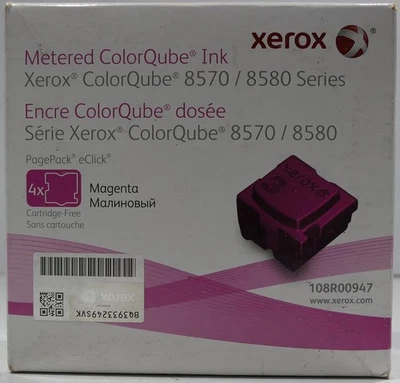 NEW Genuine Xerox Metered ColorQube Ink - Magenta (108R00947) 8570 / 8580 Series - Image 1 of 4