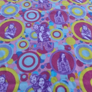 iCarly Blanket Handmade, 2-sided Fleece Fringed Miranda Cosgrove Clean - Picture 1 of 5