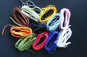 Ric Rac BABY BRAID 1/8 inch size - 2 Metre each of 12 Colours as per picture CRD