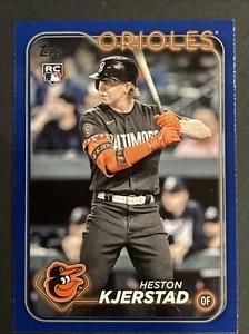 2024 Topps Series 2 Heston Kjerstad RC Rookie Royal Blue Orioles Free Shipping - Picture 1 of 2