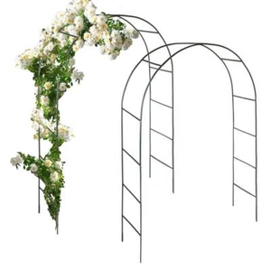 2er Set Rosenbogen Rosensäule Rankhilfe Rankgitter Garten Torbogen Spalier Ranke - Bild 1 von 24