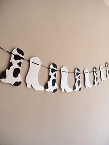 Cow Girl Banner Last Disco Hen Party Bachelorette Bridal Party Disco Western - Picture 1 of 3