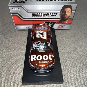 Darrell Bubba Wallace Signed 1:24 2021 Root Insurance Color Chrome Diecast COA - Picture 1 of 4